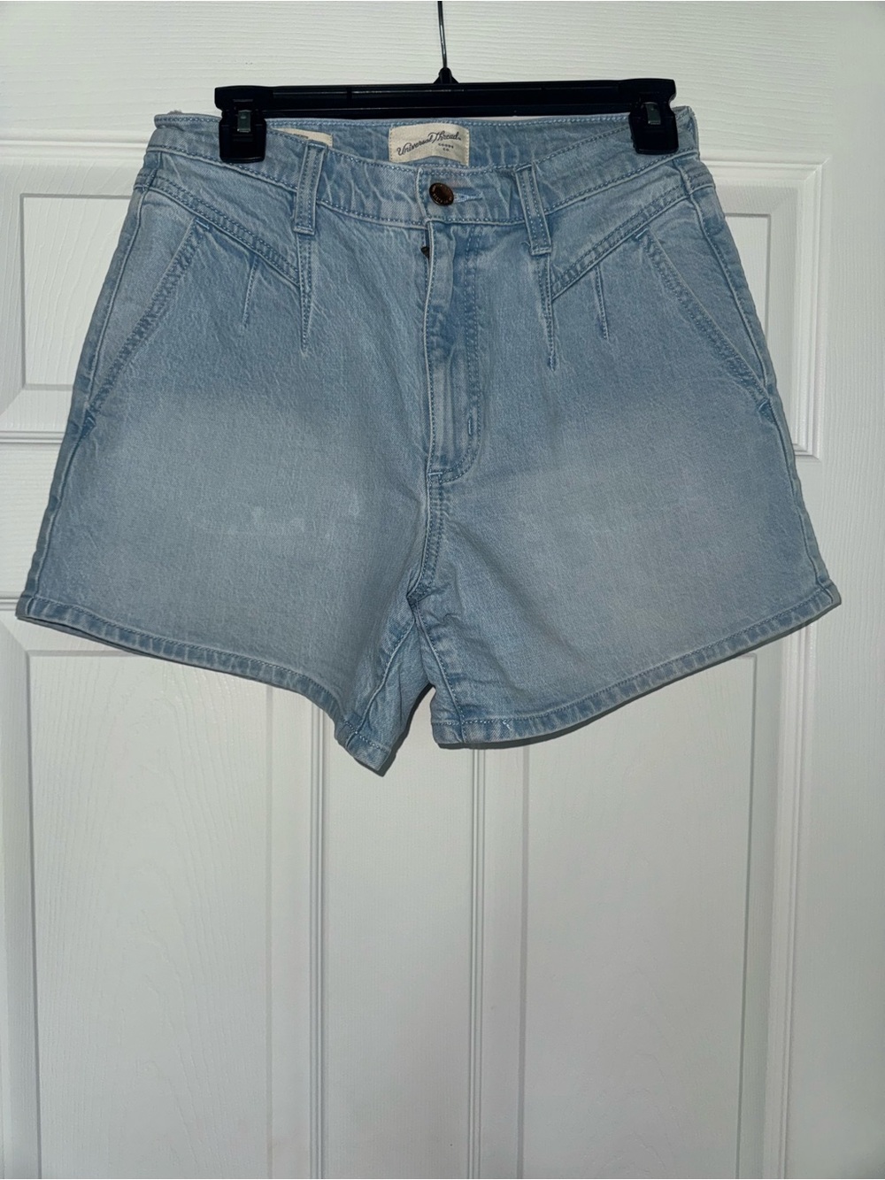 Universal Thread Light Blue High-Rise Denim Shorts